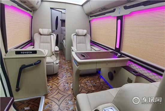 丰田考斯特8座房车款 改装高配房车价格