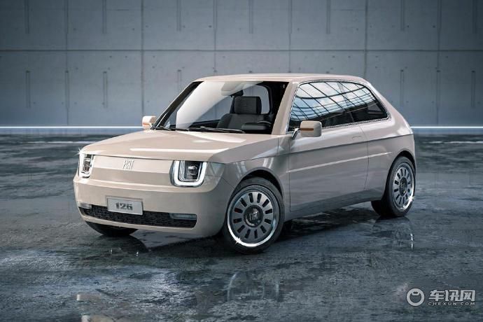菲亚特126纯电动概念车曝光，致敬1972年经典