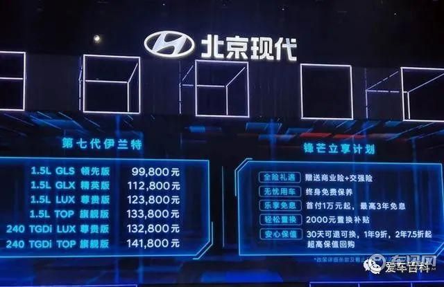 9.98万起售 全新一代伊兰特 哪个配置最值得入手？