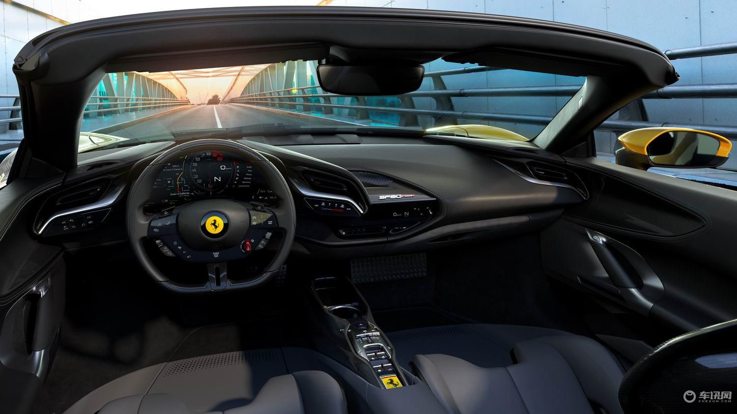 法拉利SF90 Spider全球首发 旗下首款量产插电式混动敞篷跑车