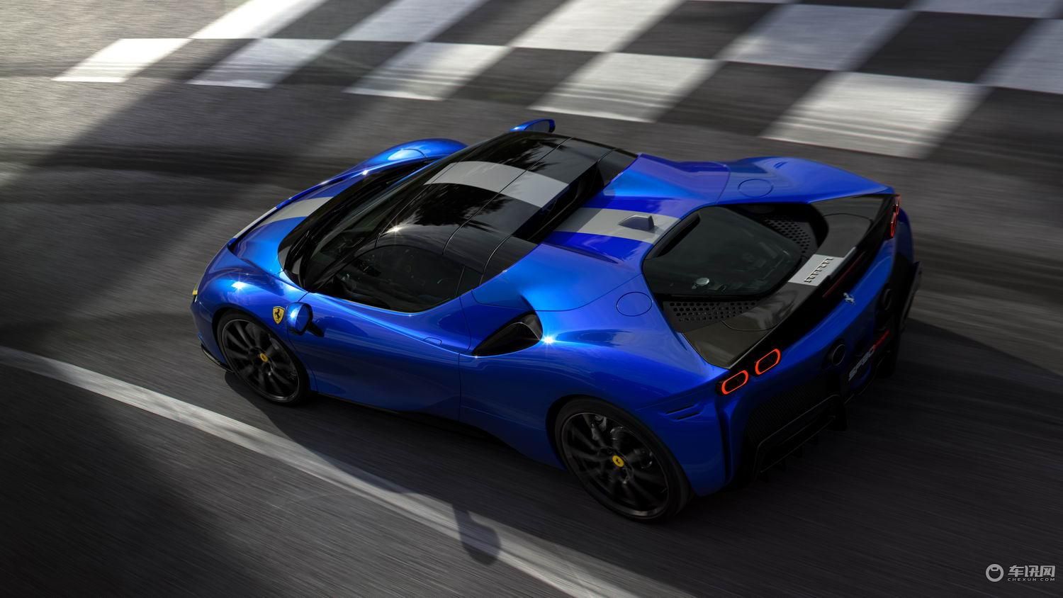 法拉利SF90 Spider全球首发 旗下首款量产插电式混动敞篷跑车