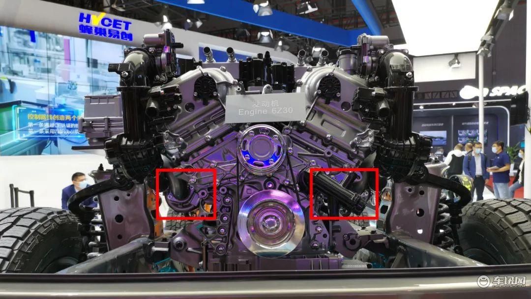 图为长城6z30发动机