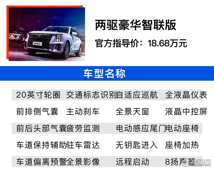 全新广汽传祺GS8终于上市 多款车型如何选最值？