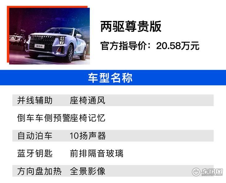 全新广汽传祺GS8终于上市 多款车型如何选最值？