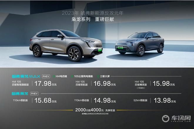 不忘初心只做最好的SUV，哈弗枭龙系列震撼上市售价13.98万元起