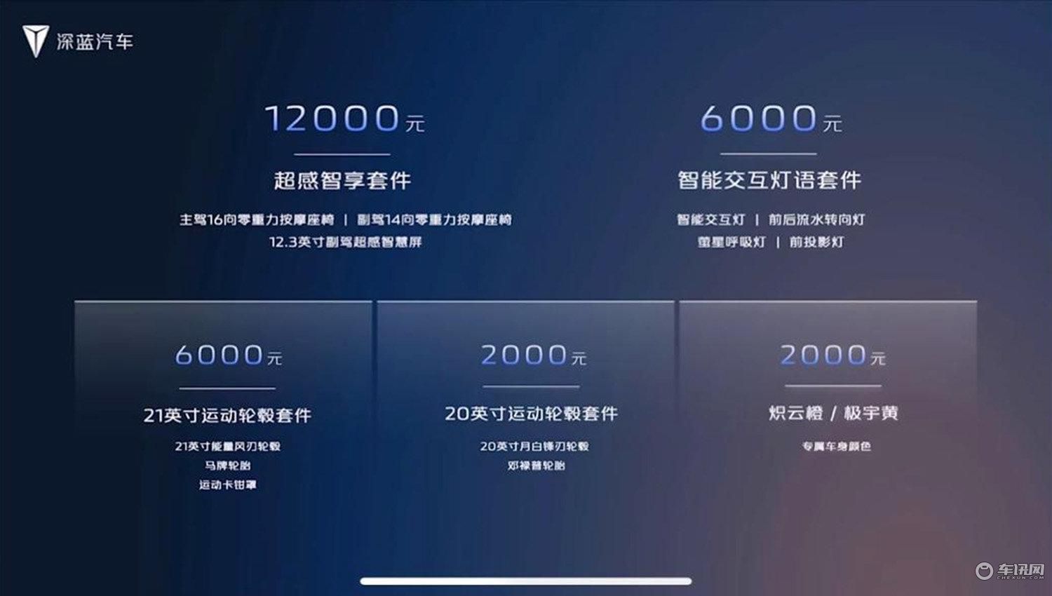 深蓝S7正式上市，售价14.99-20.29万元