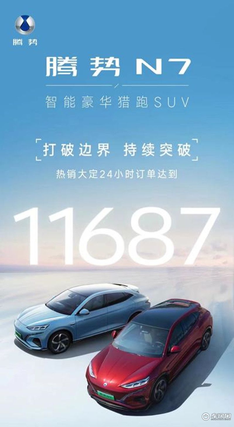 豪华感超越BBA？  腾势携N7震撼亮相哈尔滨国际车展