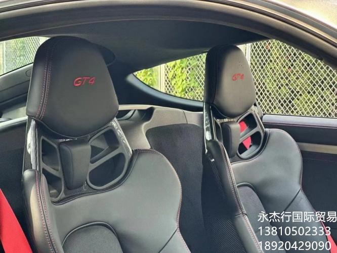22款加版保时捷718 4.0 手动 Cayman GT4现车报价235万