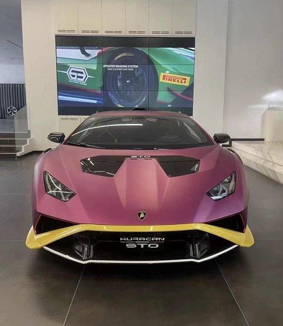 哪里有兰博基尼Huracan STO哑光紫色现车报价