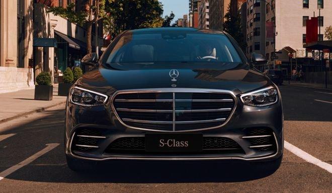 奔驰s400ls450ls500l现在出发去夕阳下