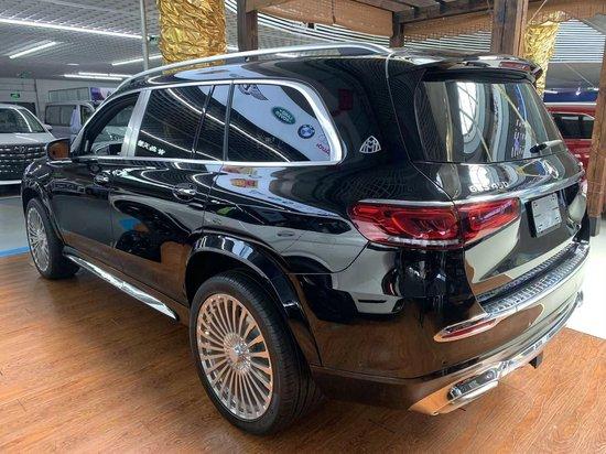 奔驰gls450升级迈巴赫gls600玛奇朵红内饰