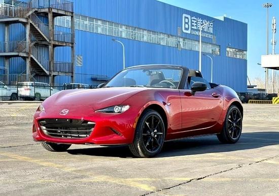 24款马自达敞篷超跑mx5进口马自达手动跑车价格