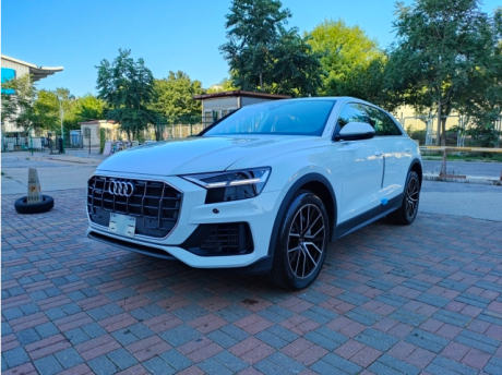 全新一代奥迪q系列 凝聚精华所向无敌,前脸的大嘴相当霸气,lde等的u形