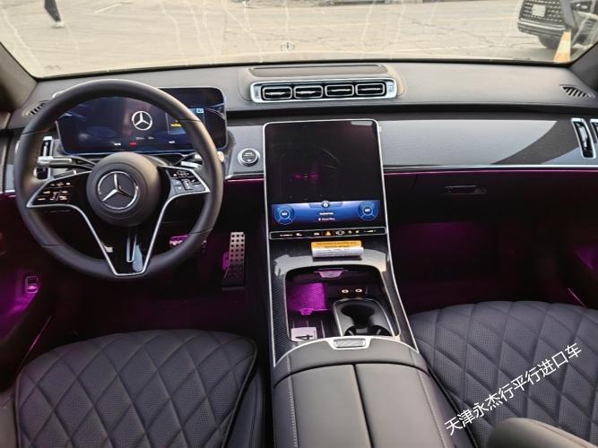 23款奔驰S580 四驱长轴 后轮转向4.5度天津现车价格及配置