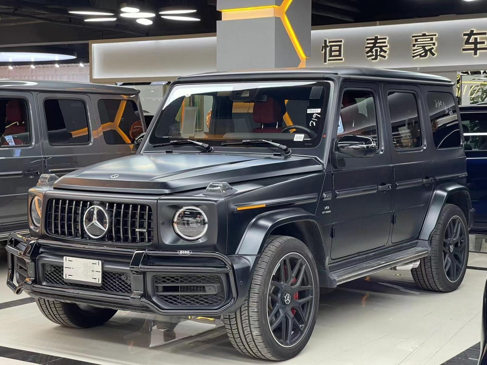 24款奔驰g63 磨砂黑三碳满配 天津港270万 支持全国分期