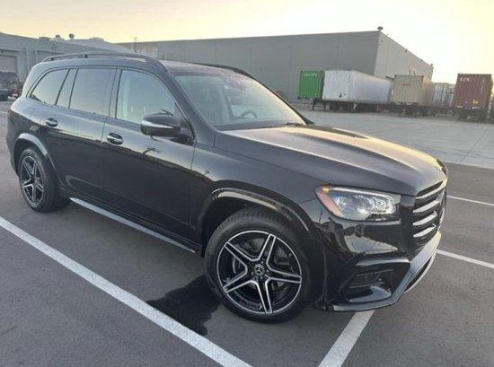 24款美版奔驰gls450暗夜包顶峰包港口现车价格
