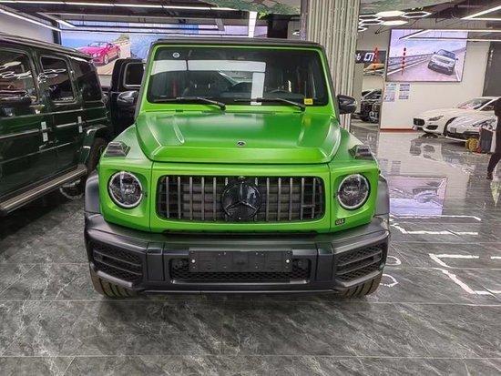 24款奔驰g63韩版 稀有绿现车限量特惠