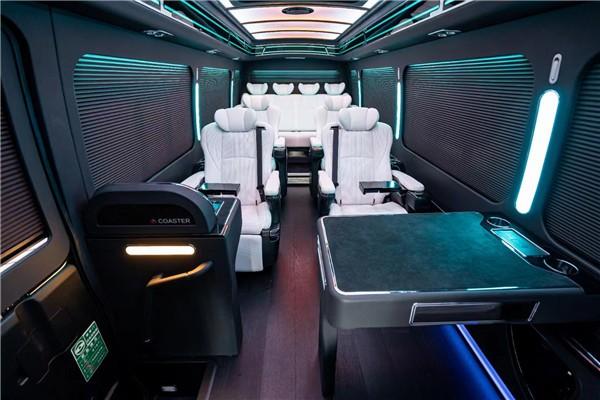 丰田考斯特7座实用改装项目及改装方案